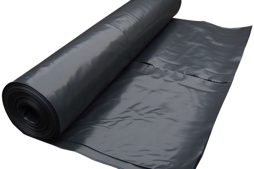 Plástico Negro Rollo 