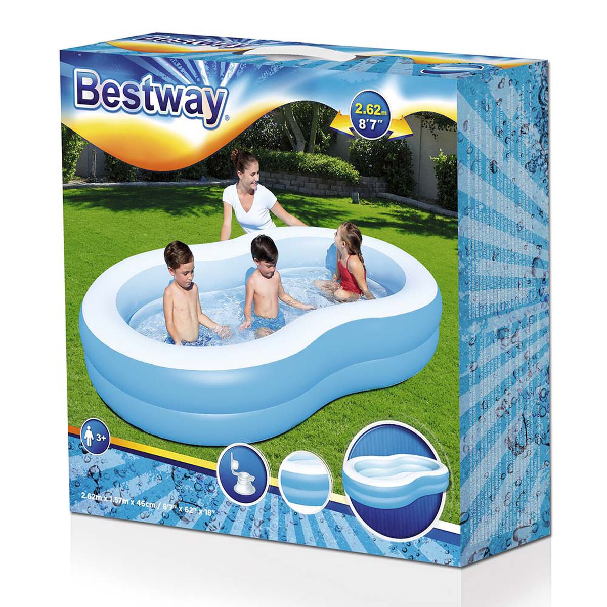 Piscina Laguna BestWay 2.62x1.57xx46
