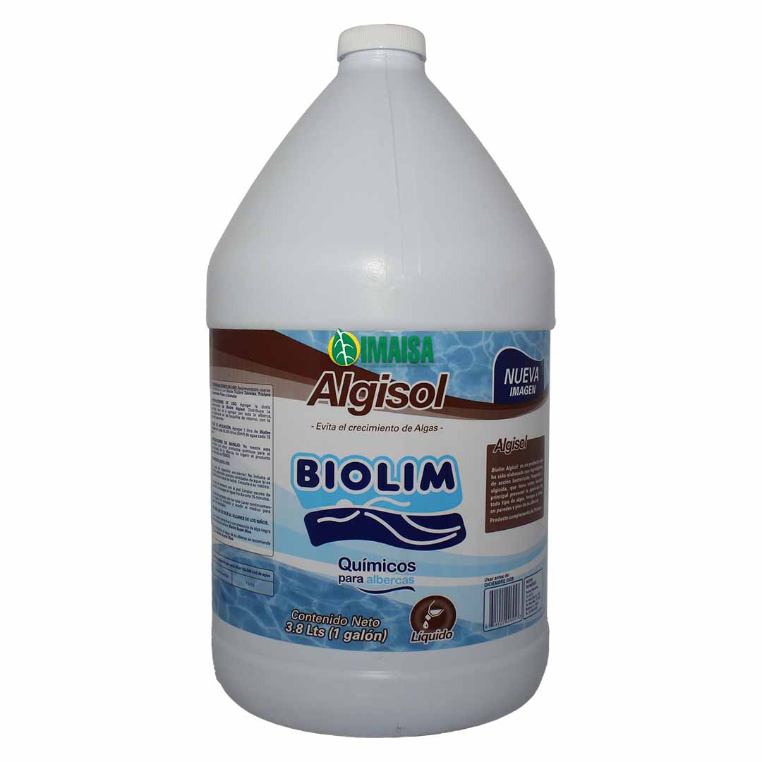 Algicida Y Bactericida Para Piscina ALGISOL 1 GALON