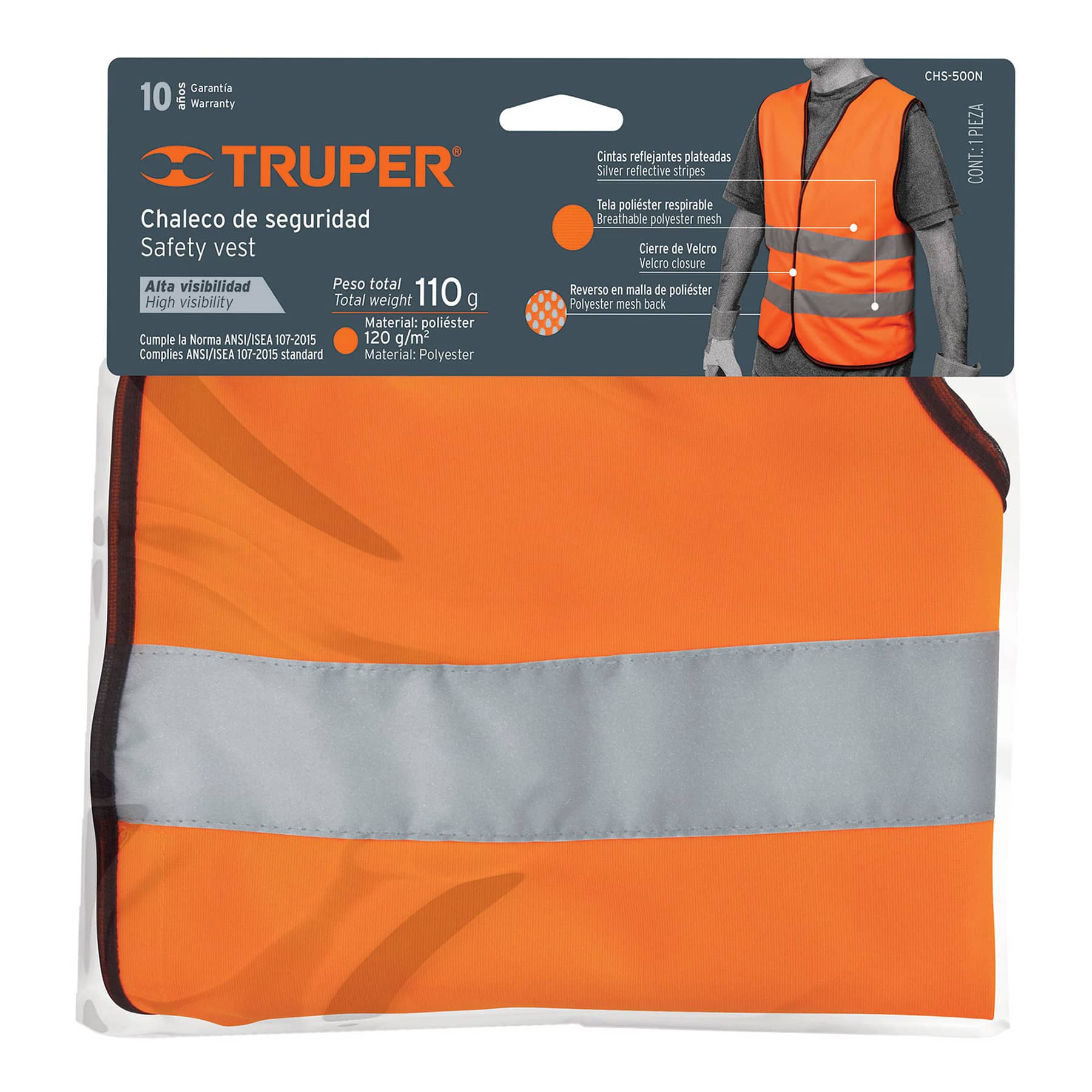 Chaleco D/Seguridad TRUPER 14426