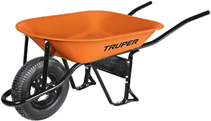 Carretilla TRUPER 4.5 FT Anaranjada