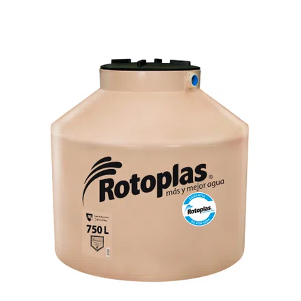 Tanque Rotoplas  750 LT TRICAPA Beige